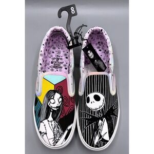 Ground Up Nightmare Before Christmas Jack Sally Iridescent Shoes Womens Size 8